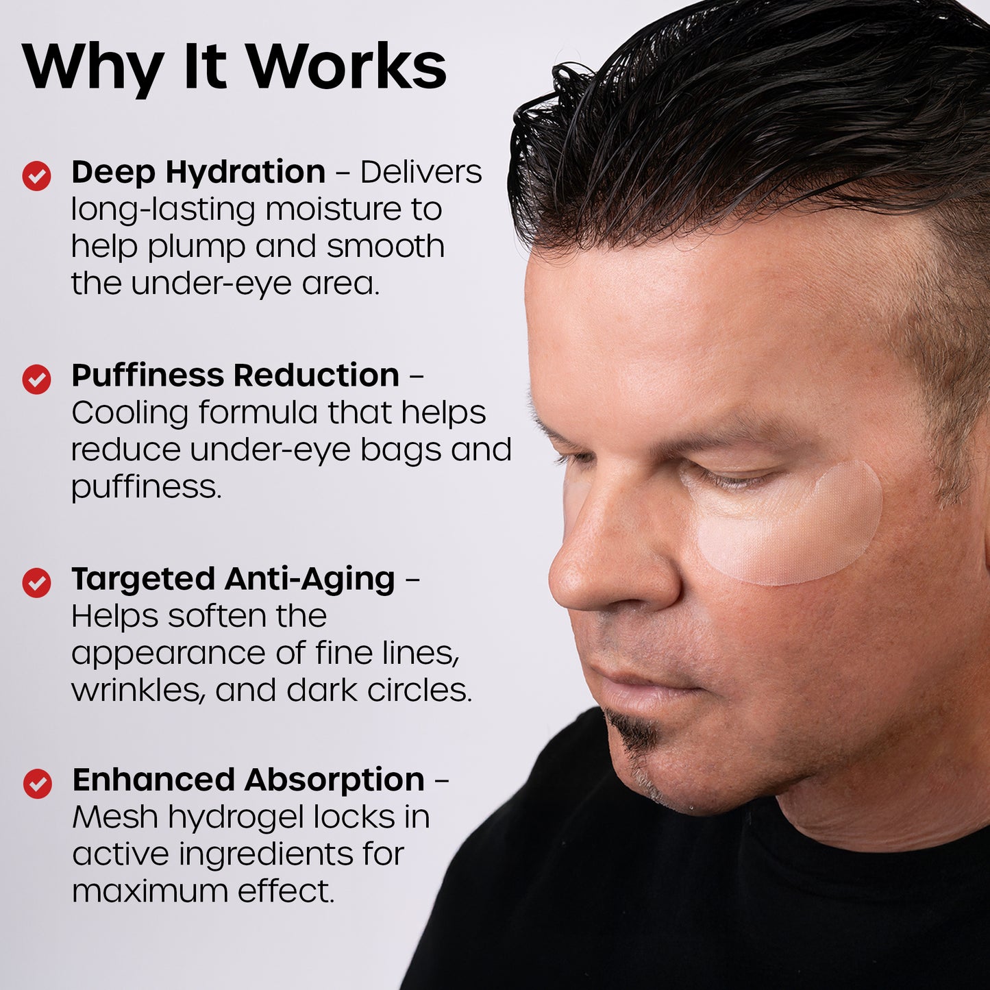 Mesh Hydrogel Under Eye Patches