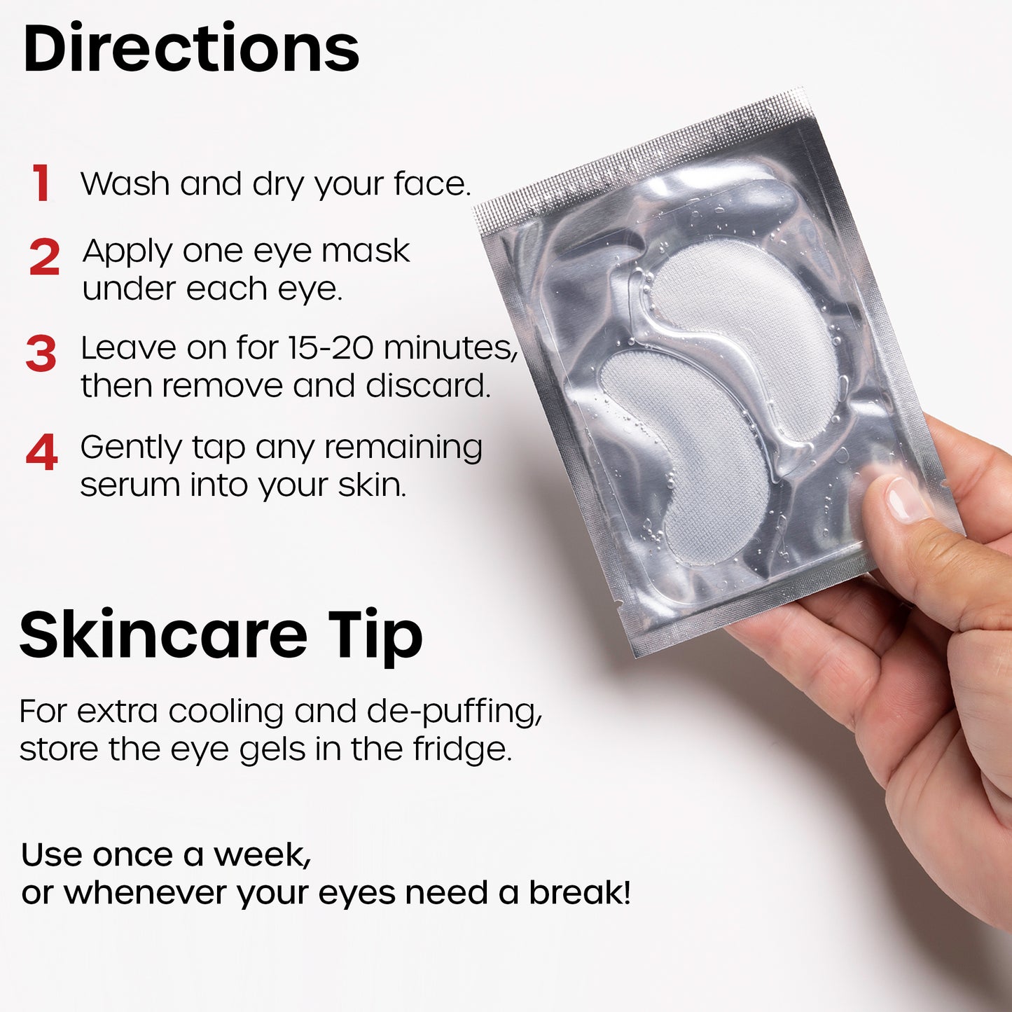 Mesh Hydrogel Under Eye Patches