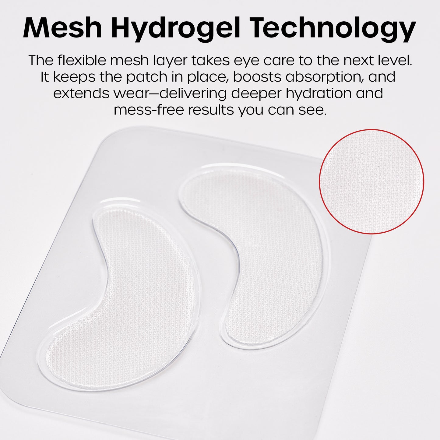 Mesh Hydrogel Under Eye Patches